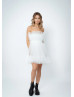 Strapless Tulle Sweet Midi Party Dress